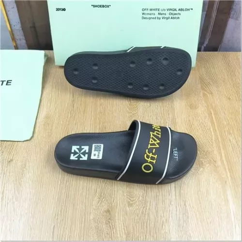 Replica Off-White Slippers For Women #1311200 $45.00 USD for Wholesale