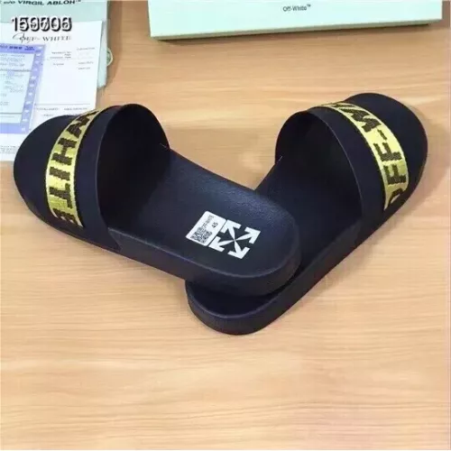 Replica Off-White Slippers For Men #1311201 $45.00 USD for Wholesale