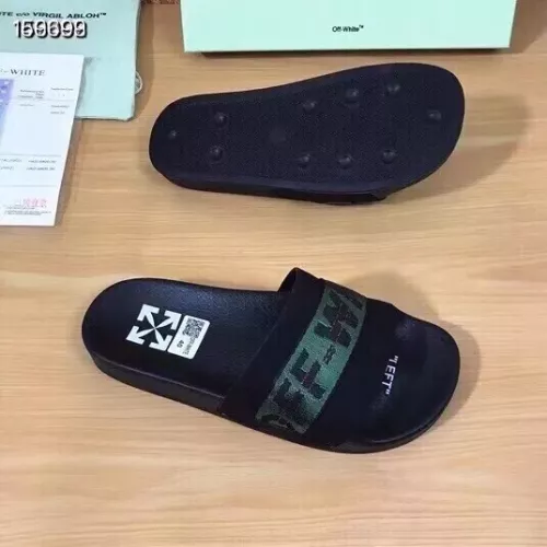 Replica Off-White Slippers For Men #1311203 $45.00 USD for Wholesale
