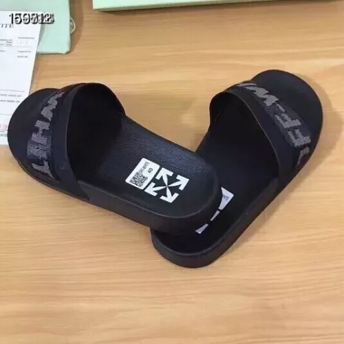 Replica Off-White Slippers For Men #1311205 $45.00 USD for Wholesale