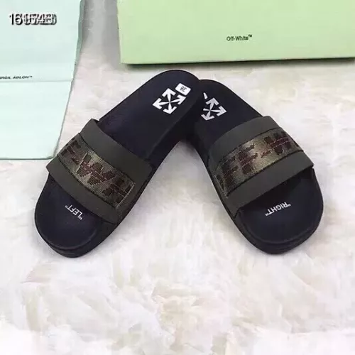 Replica Off-White Slippers For Women #1311208 $45.00 USD for Wholesale