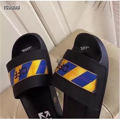 Replica Off-White Slippers For Women #1311212 $45.00 USD for Wholesale
