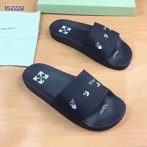 Replica Off-White Slippers For Men #1311215 $45.00 USD for Wholesale