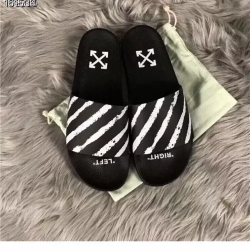 Replica Off-White Slippers For Men #1311222 $45.00 USD for Wholesale