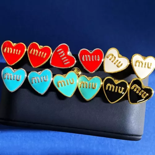 Replica MIU MIU Earrings For Women #1311276 $29.00 USD for Wholesale