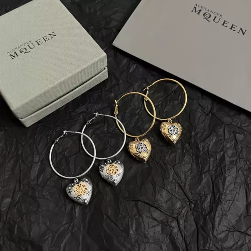 Replica Alexander McQueen Earrings For Women #1311880 $40.00 USD for Wholesale