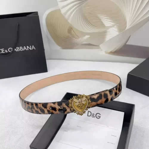 Replica Dolce & Gabbana D&G AAA Quality Belts In 3.0cm For Women #1313076 $64.00 USD for Wholesale