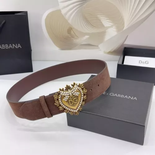 Dolce &amp; Gabbana D&amp;G AAA Quality Belts In 5.0cm For Women #1313092 $80.00 USD, Wholesale Replica Dolce &amp; Gabbana D&amp;G AAA Quality Belts