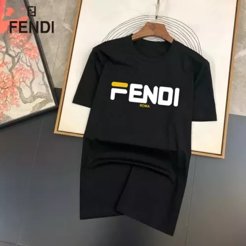 Fendi T-Shirts Short Sleeved For Unisex #1314477 $25.00 USD, Wholesale Replica Fendi T-Shirts