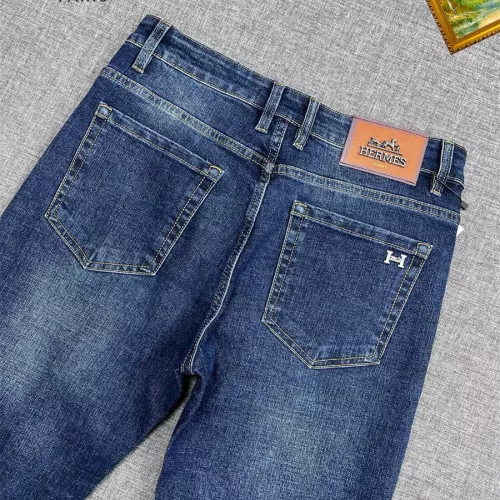 Replica Hermes Jeans For Men #1314650 $48.00 USD for Wholesale