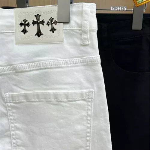 Replica Chrome Hearts Jeans For Men #1314775 $40.00 USD for Wholesale