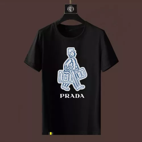 Prada T-Shirts Short Sleeved For Men #1314834 $40.00 USD, Wholesale Replica Prada T-Shirts