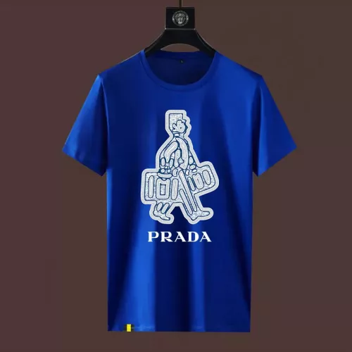 Prada T-Shirts Short Sleeved For Men #1314835 $40.00 USD, Wholesale Replica Prada T-Shirts