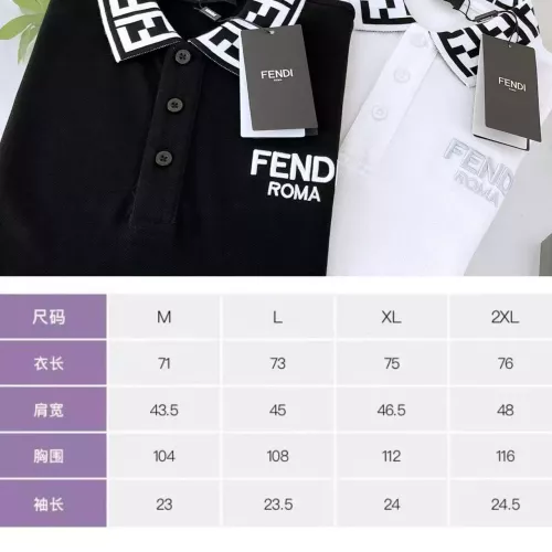 Replica Fendi T-Shirts Short Sleeved For Men #1315093 $42.00 USD for Wholesale