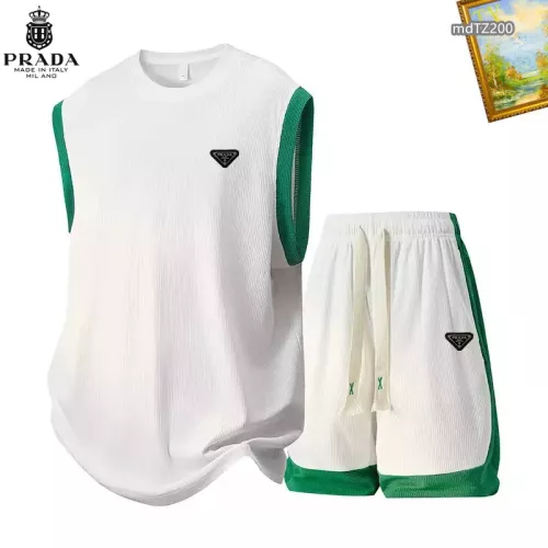 Prada Tracksuits Sleeveless For Men #1315454 $48.00 USD, Wholesale Replica Prada Tracksuits