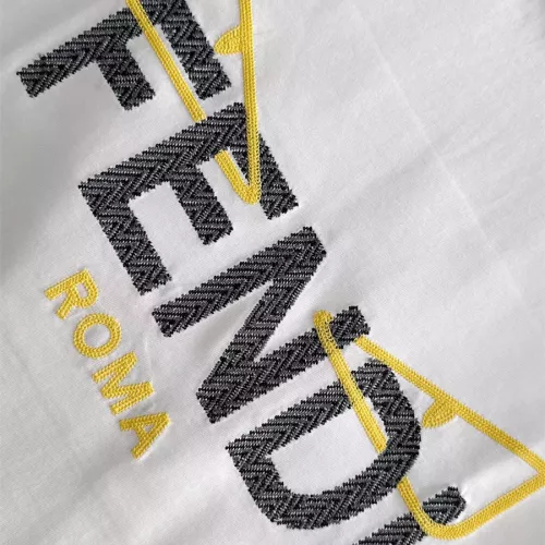 Replica Fendi T-Shirts Short Sleeved For Unisex #1315797 $42.00 USD for Wholesale