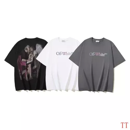 Replica Off-White T-Shirts Short Sleeved For Unisex #1316006 $32.00 USD for Wholesale