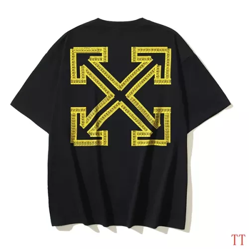 Off-White T-Shirts Short Sleeved For Unisex #1316010