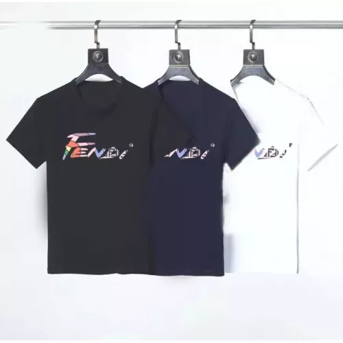 Replica Fendi T-Shirts Short Sleeved For Men #1316395 $23.00 USD for Wholesale