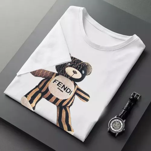 Replica Fendi T-Shirts Short Sleeved For Men #1316431 $23.00 USD for Wholesale
