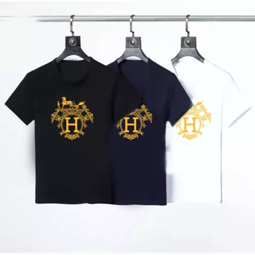 Replica Hermes T-Shirts Short Sleeved For Men #1316475 $23.00 USD for Wholesale