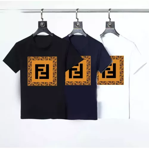Replica Fendi T-Shirts Short Sleeved For Men #1316536 $23.00 USD for Wholesale