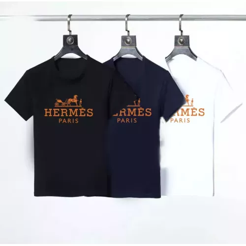 Replica Hermes T-Shirts Short Sleeved For Men #1316551 $23.00 USD for Wholesale