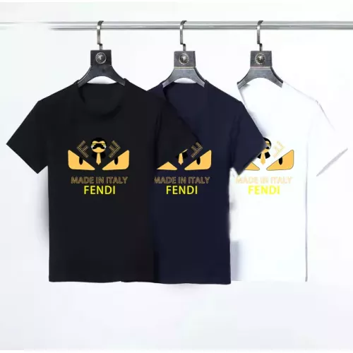 Replica Fendi T-Shirts Short Sleeved For Men #1316560 $23.00 USD for Wholesale