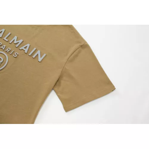Replica Balmain T-Shirts Short Sleeved For Unisex #1316663 $39.00 USD for Wholesale