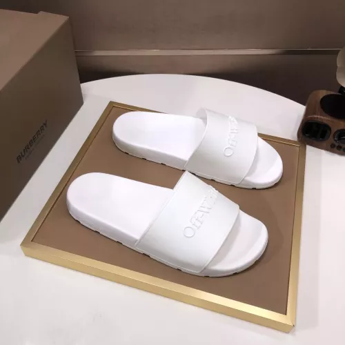 Replica Off-White Slippers For Men #1317136 $56.00 USD for Wholesale
