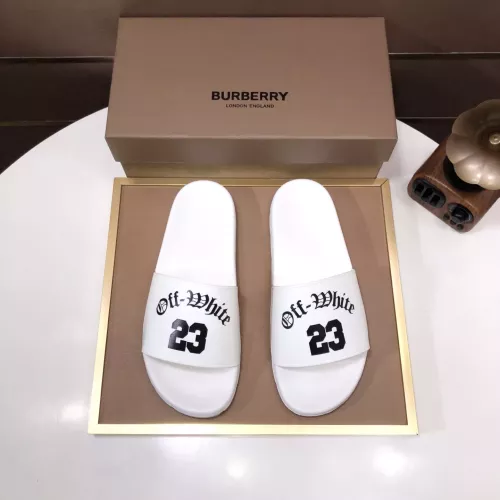 Replica Off-White Slippers For Men #1317144 $56.00 USD for Wholesale