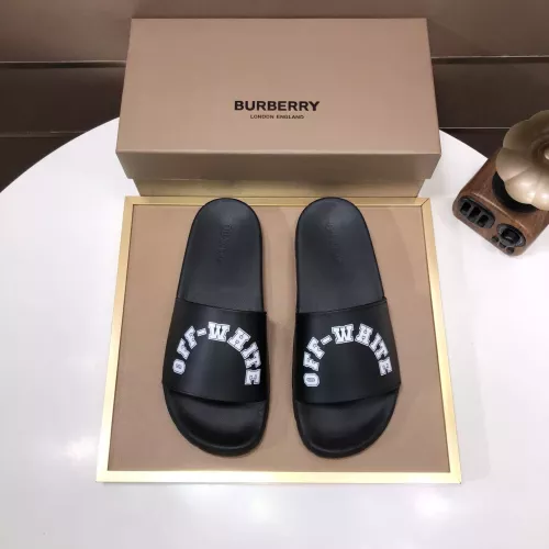 Replica Off-White Slippers For Men #1317145 $56.00 USD for Wholesale