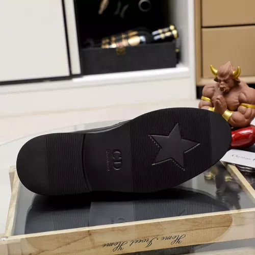 Replica Christian Dior Leather Shoes For Men #1317184 $98.00 USD for Wholesale