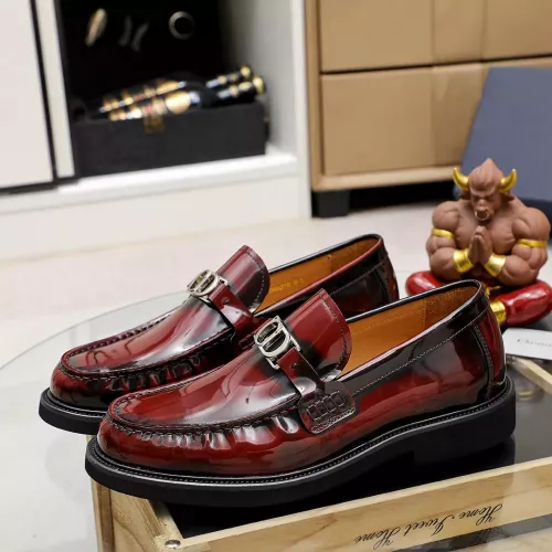 Replica Christian Dior Leather Shoes For Men #1317186 $98.00 USD for Wholesale