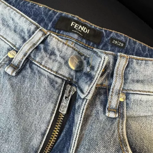 Replica Fendi Jeans For Men #1317249 $60.00 USD for Wholesale