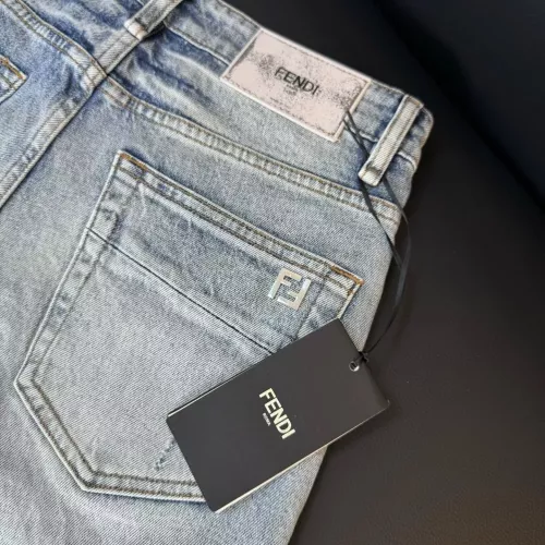 Replica Fendi Jeans For Men #1317249 $60.00 USD for Wholesale