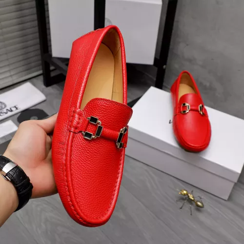 Replica Versace Leather Shoes For Men #1317268 $76.00 USD for Wholesale
