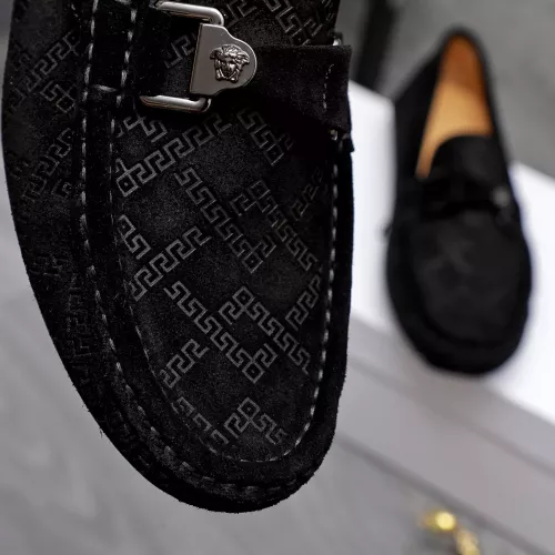 Replica Versace Leather Shoes For Men #1317289 $76.00 USD for Wholesale