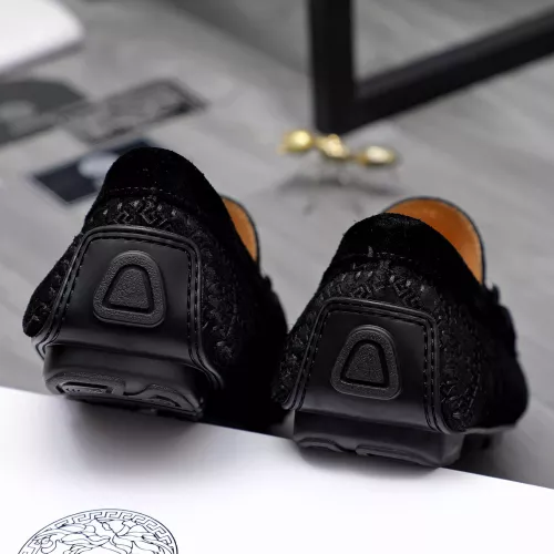 Replica Versace Leather Shoes For Men #1317289 $76.00 USD for Wholesale