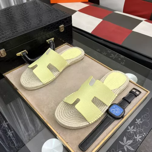 Hermes Slippers For Men #1317387 $60.00 USD, Wholesale Replica Hermes Slippers