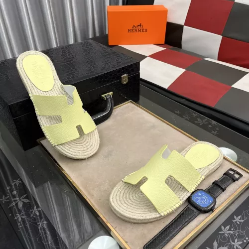 Replica Hermes Slippers For Men #1317387 $60.00 USD for Wholesale