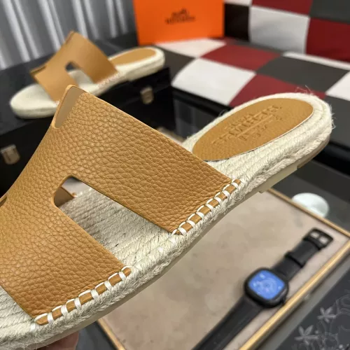Replica Hermes Slippers For Men #1317392 $60.00 USD for Wholesale