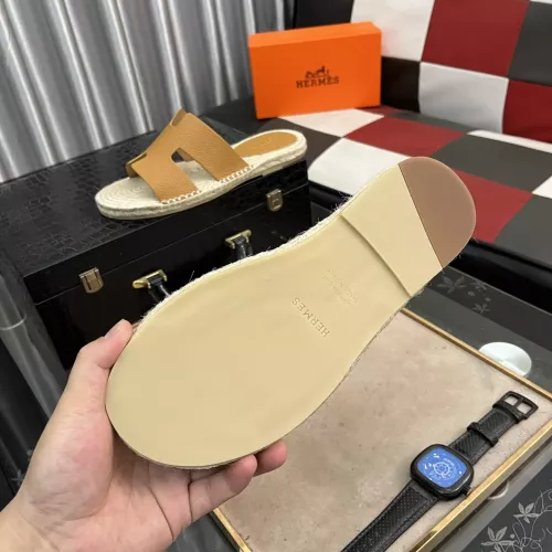 Replica Hermes Slippers For Men #1317392 $60.00 USD for Wholesale