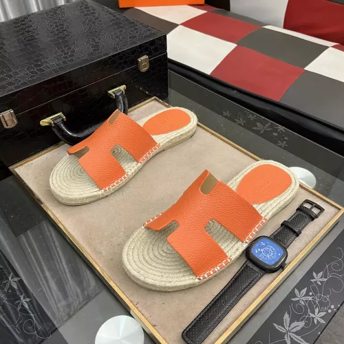 Hermes Slippers For Men #1317393 $60.00 USD, Wholesale Replica Hermes Slippers