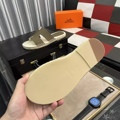 Replica Hermes Slippers For Men #1317397 $60.00 USD for Wholesale