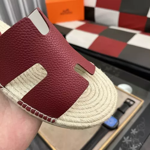 Replica Hermes Slippers For Men #1317398 $60.00 USD for Wholesale
