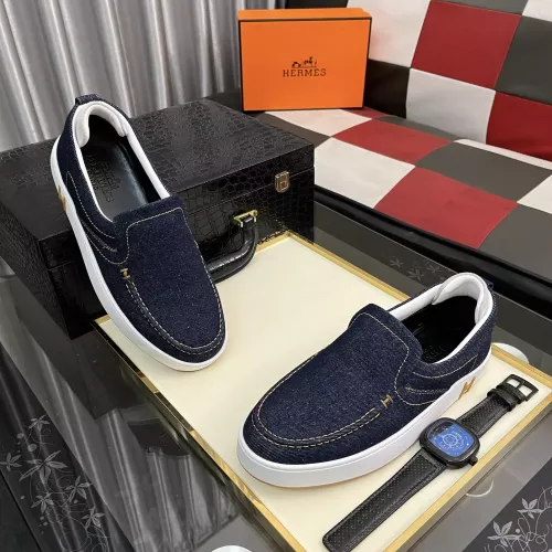 Replica Hermes Casual Shoes For Men #1317463 $85.00 USD for Wholesale