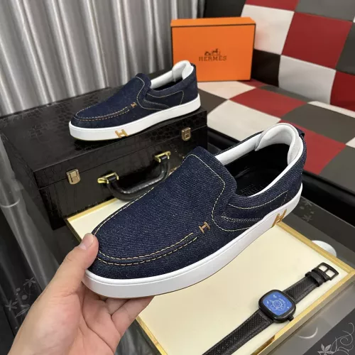 Replica Hermes Casual Shoes For Men #1317463 $85.00 USD for Wholesale