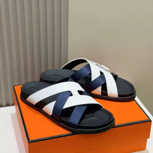 Replica Hermes Slippers For Men #1317527 $56.00 USD for Wholesale