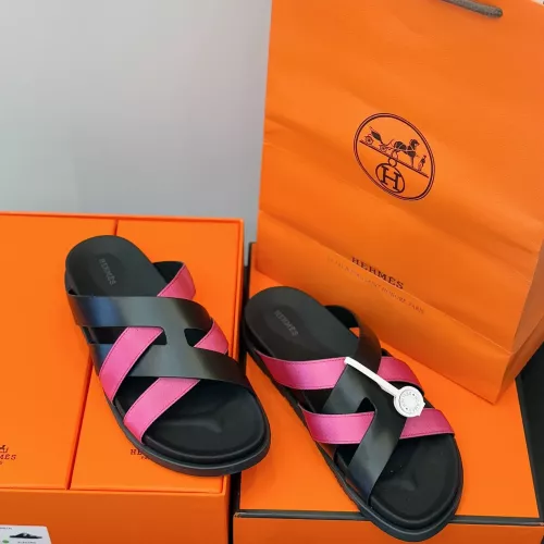 Replica Hermes Slippers For Men #1317530 $56.00 USD for Wholesale